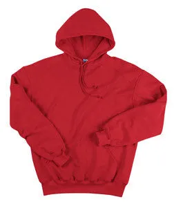 1254 Badger Adult Blended Hooded Sweatshirt Red