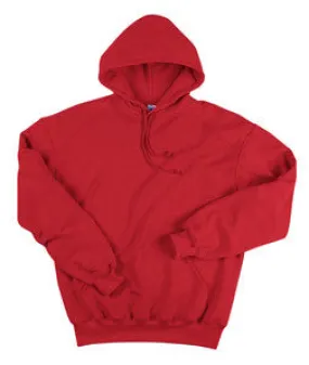 1254 Badger Adult Blended Hooded Sweatshirt Red