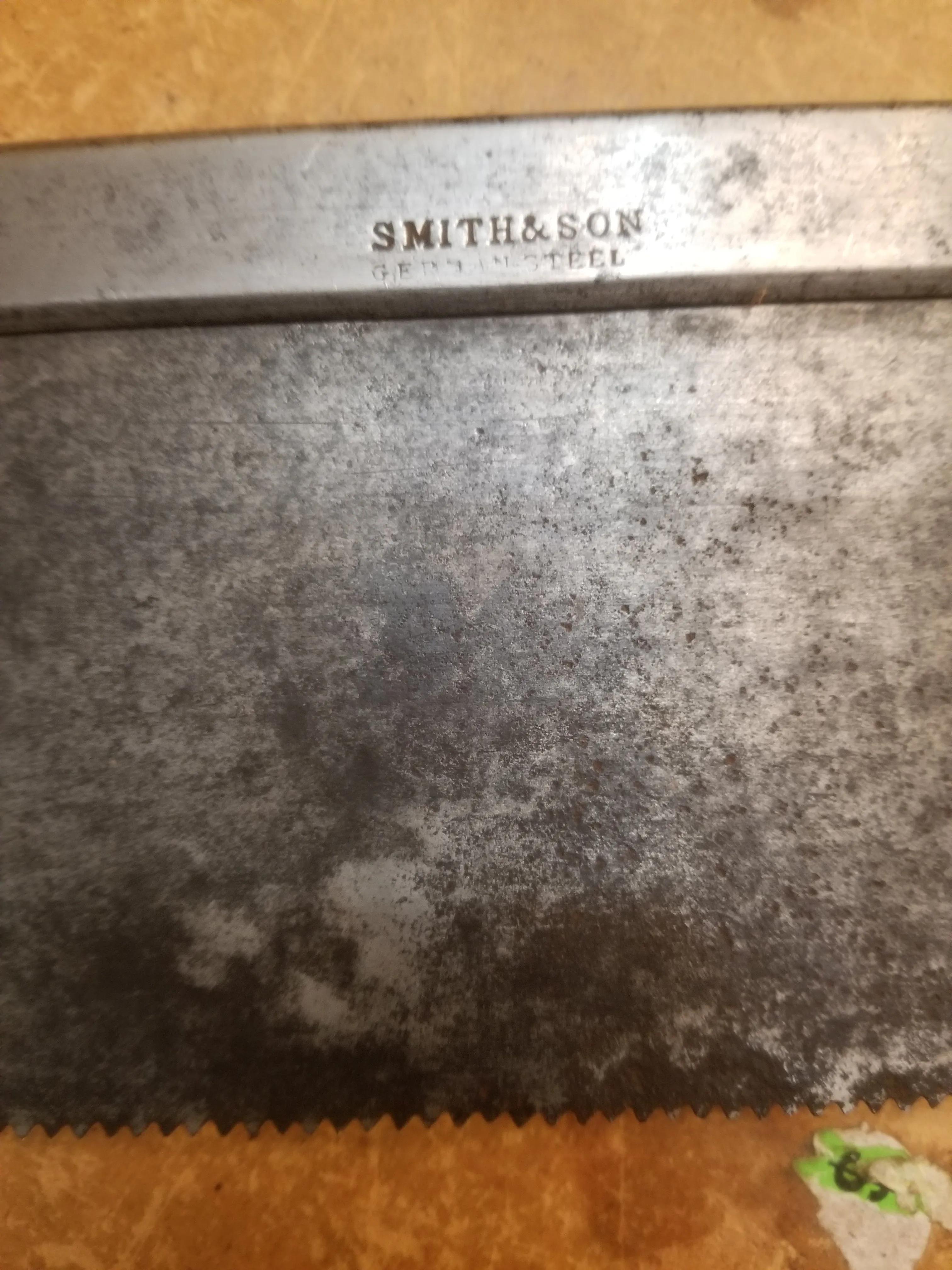16 inch 10 Point Crosscut SMITH & SON Back Saw - 78917R