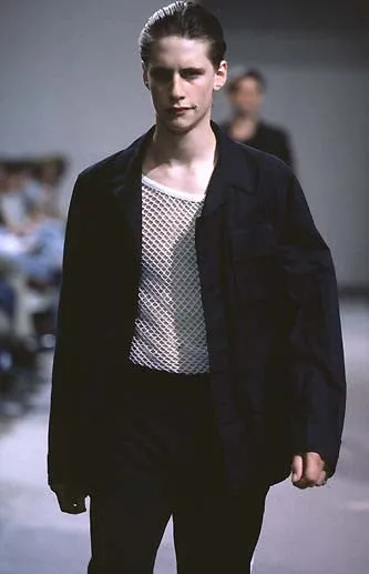 1998 Cotton-blend Mesh Slim T-Shirt