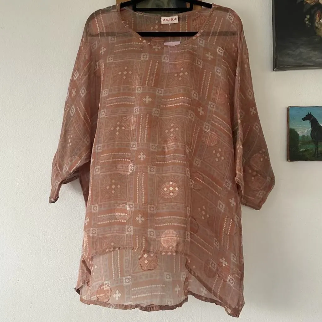 21 Silk Top – Blush