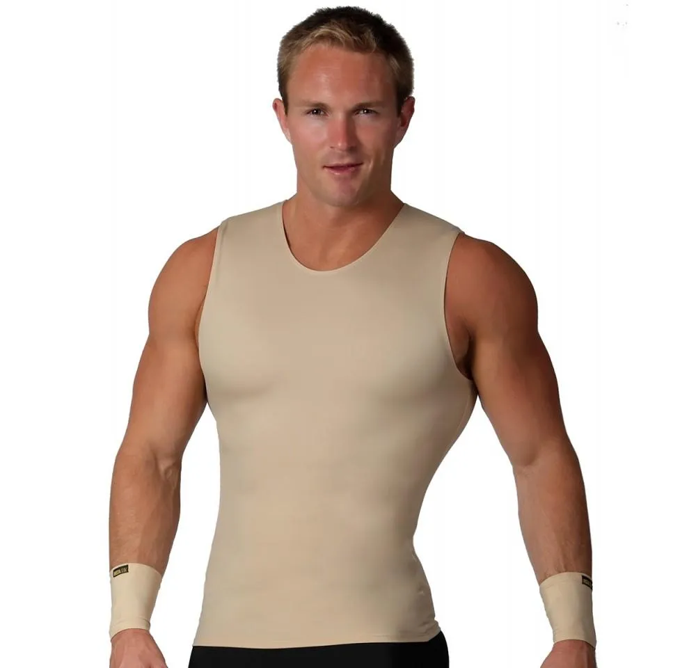 3 Pack Insta Slim High Compression Sleeveless Crew Neck Tank IS00N3