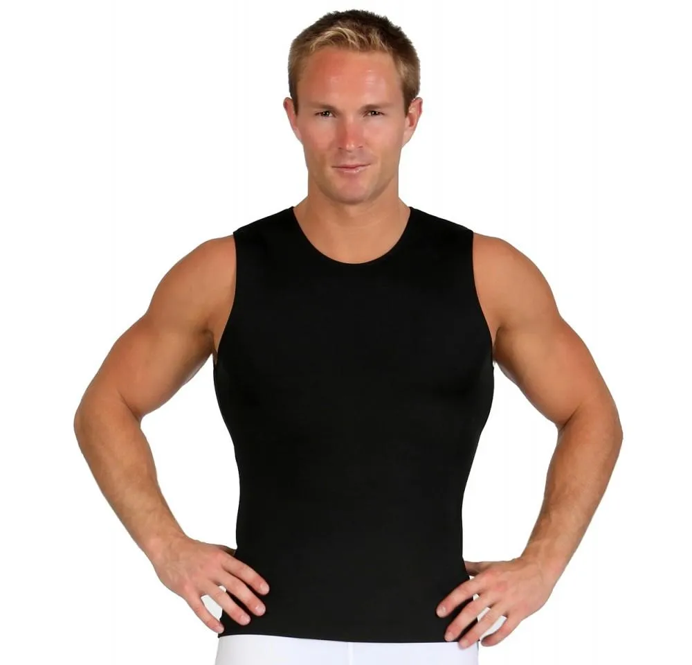 3 Pack Insta Slim High Compression Sleeveless Crew Neck Tank IS00N3