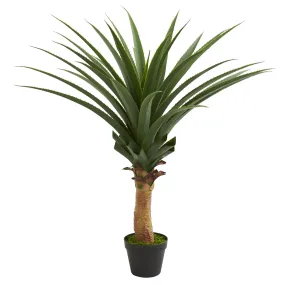 3.5' Artificial Agave Plant - Low Maintenance, Life-Like & Vibrant Silk Plants For Busy People.