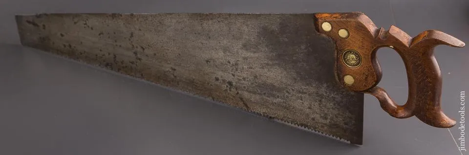6 point 25 inch Rip W. TYZACK, SONS & TURNER SHEFFIELD Hand Saw - 86250