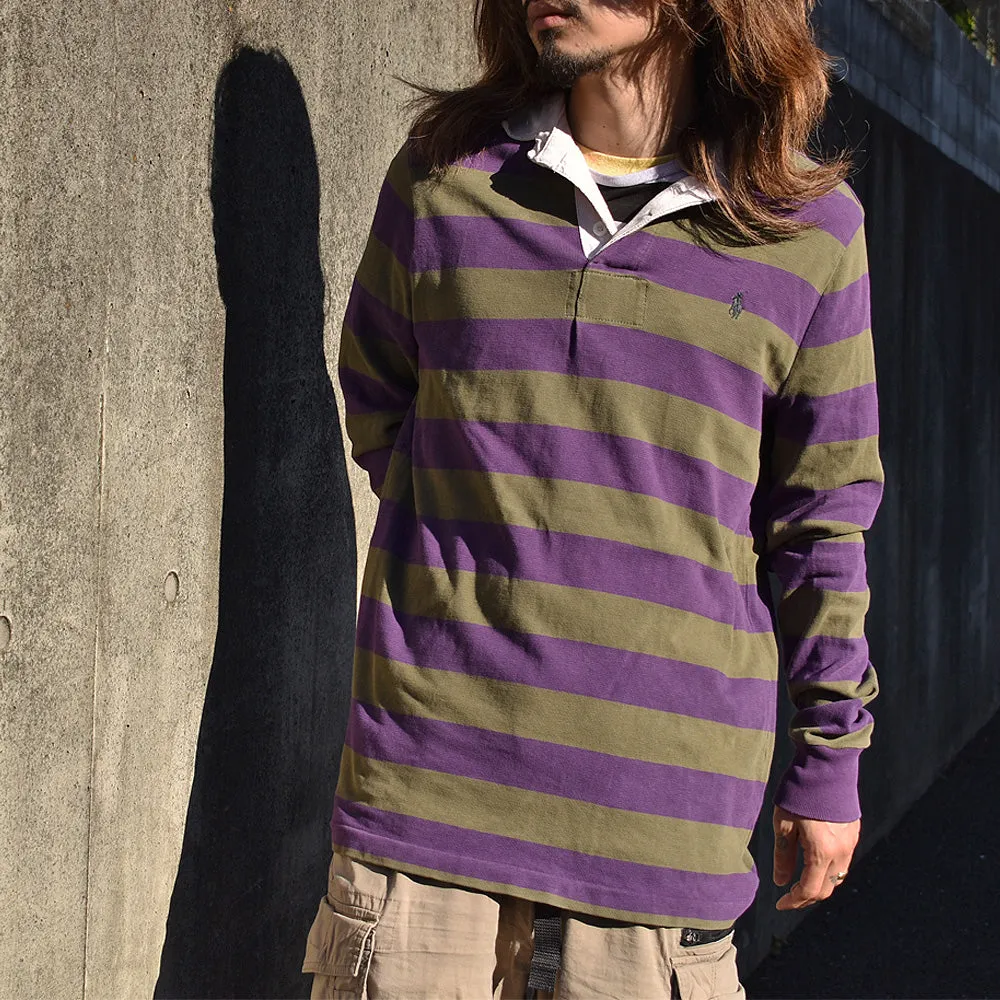 90's　Polo Ralph Lauren/ポロ ラルフローレン スウェット ラグビージャージ　230505