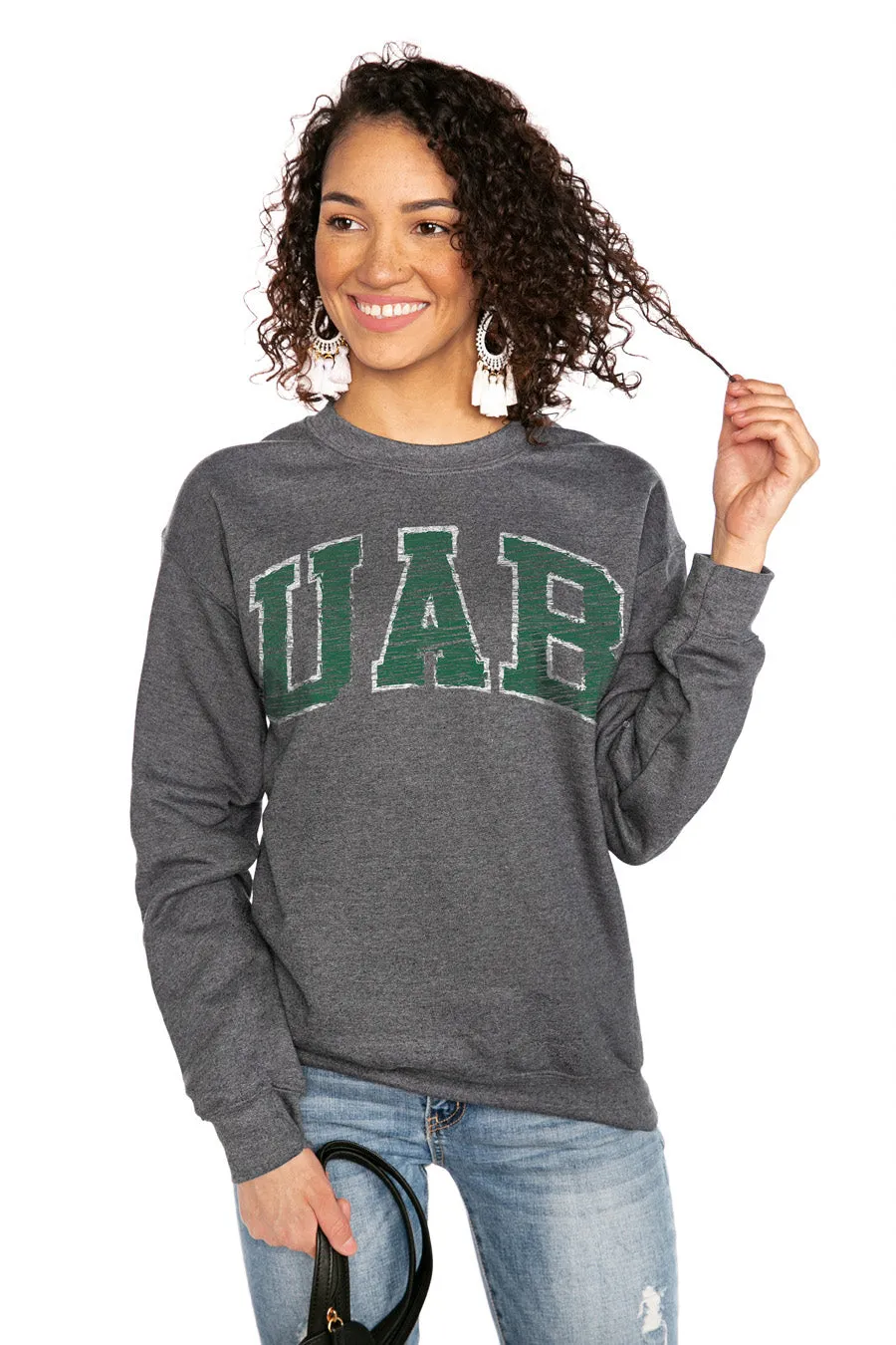 ALABAMA AT BIRMINGHAM BLAZERS "KICKOFF" PERFECT CREW SWEATSHIRT