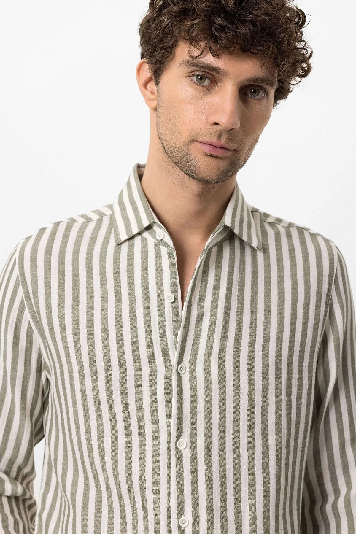 ANT Contrast Striped Men's Shirt - Nueva Rosita