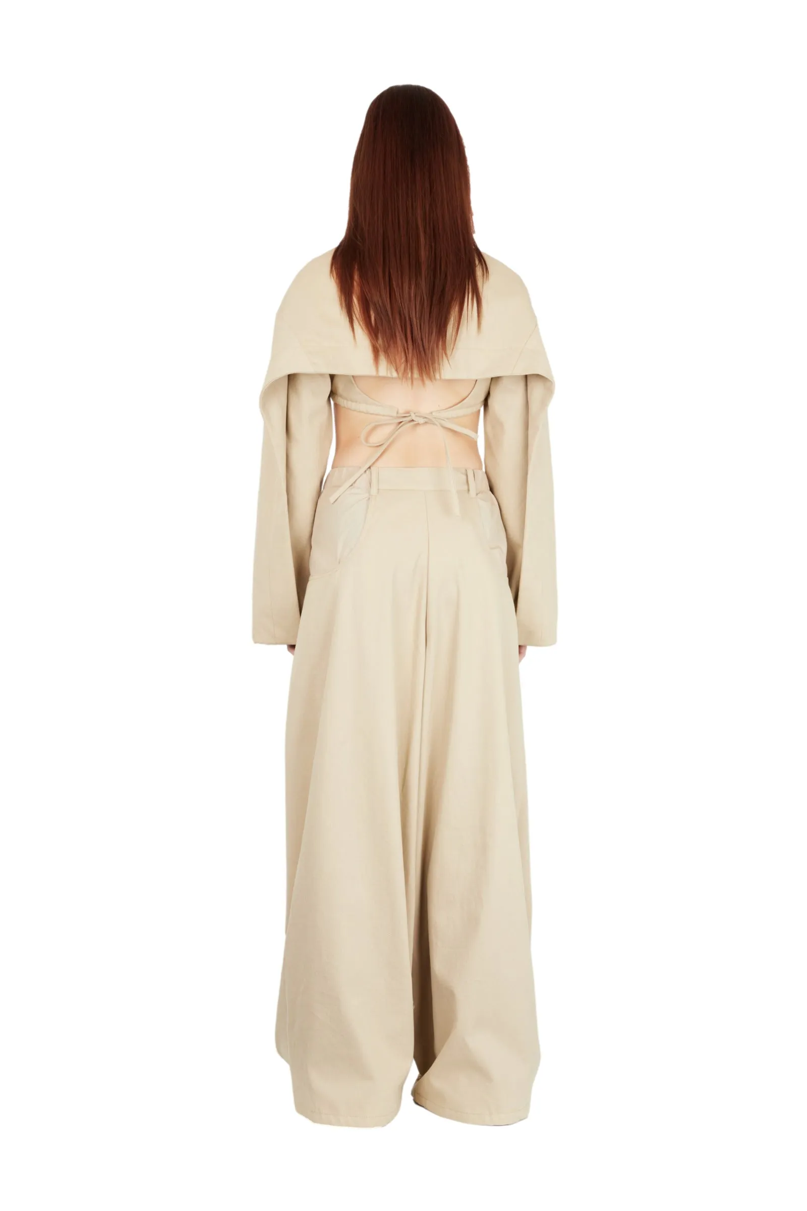 APORIA BEIGE DENIM JACKET