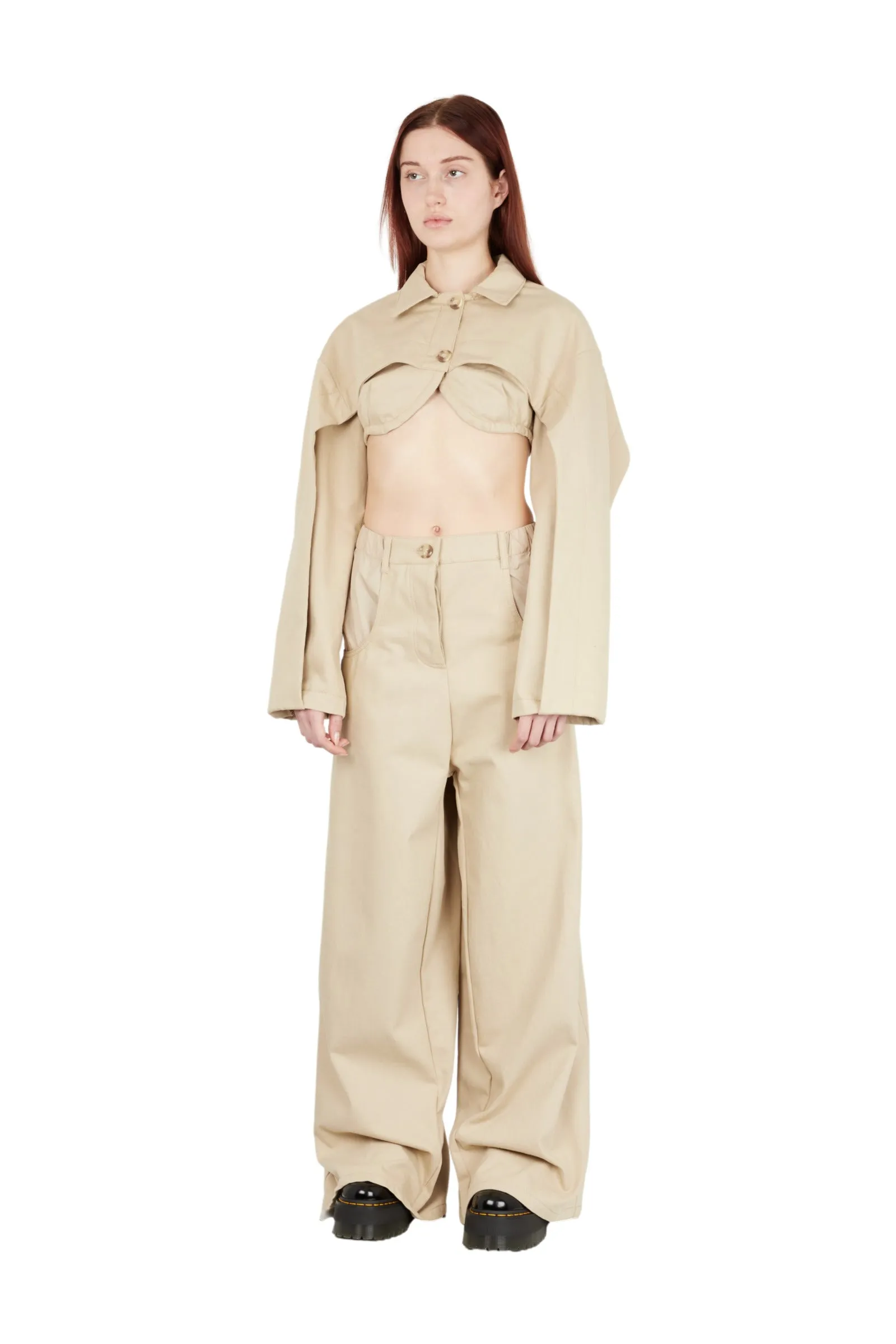 APORIA BEIGE DENIM JACKET