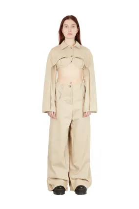 APORIA BEIGE DENIM JACKET