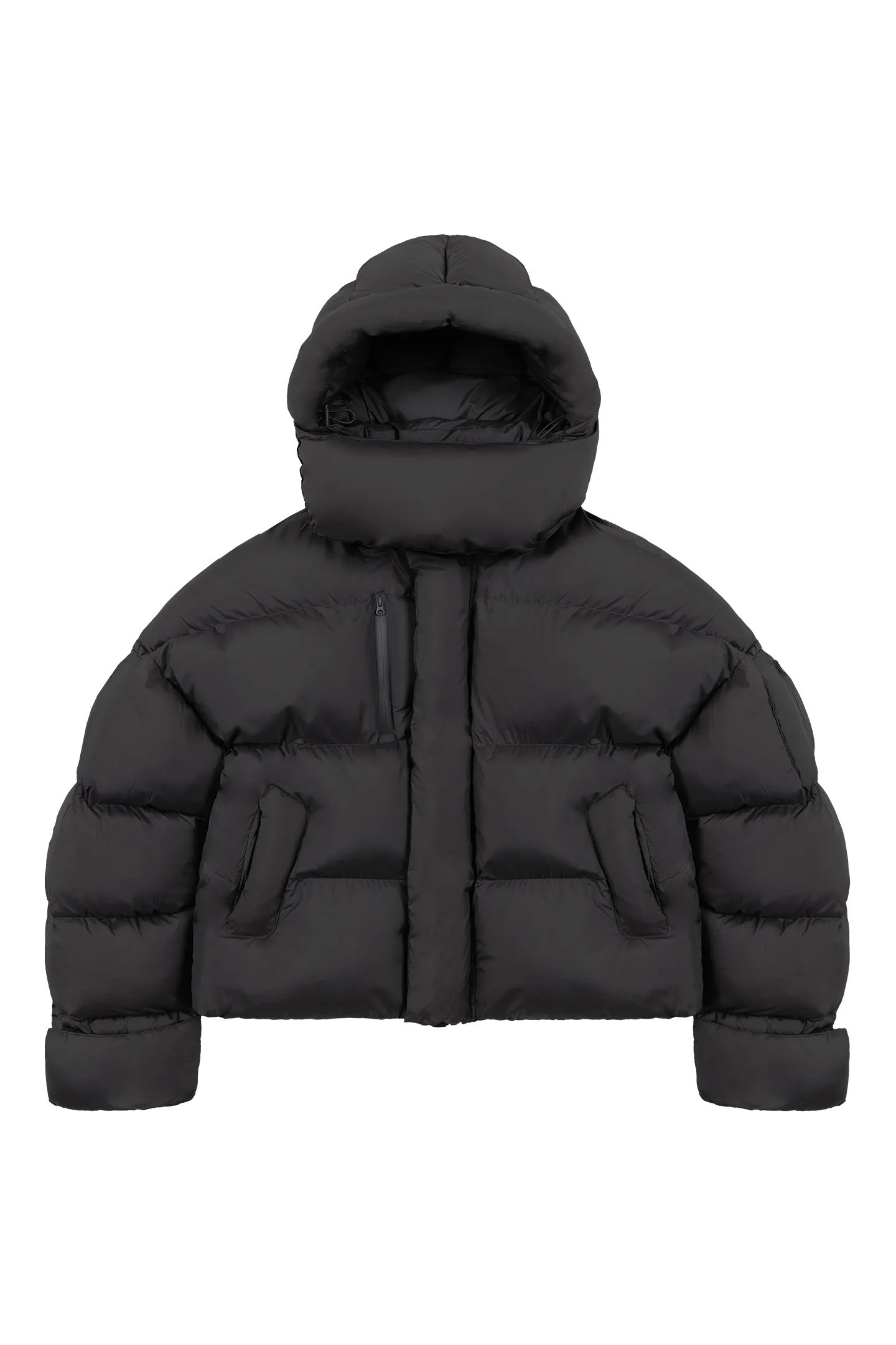 Ash Black Puffer Jacket