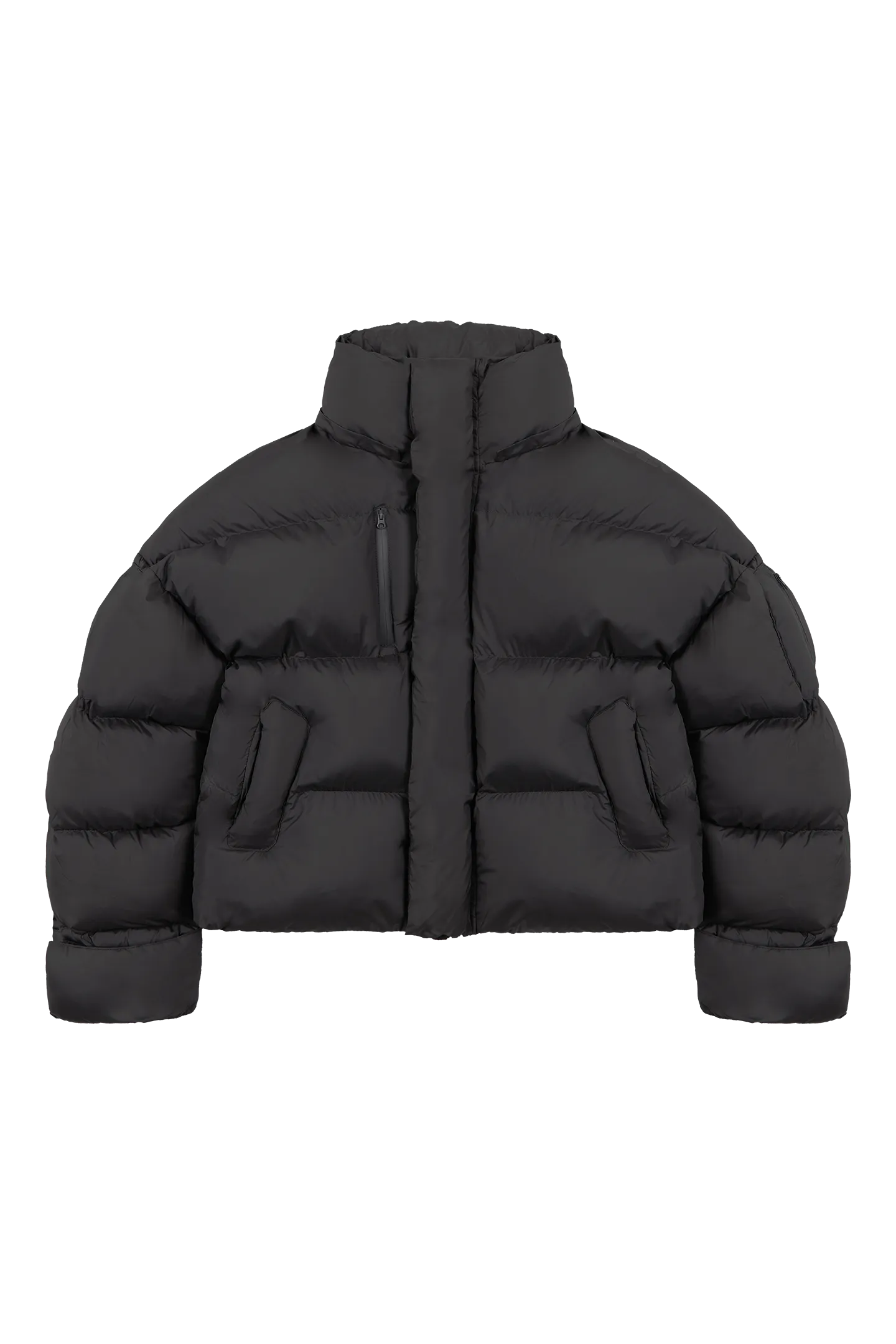 Ash Black Puffer Jacket