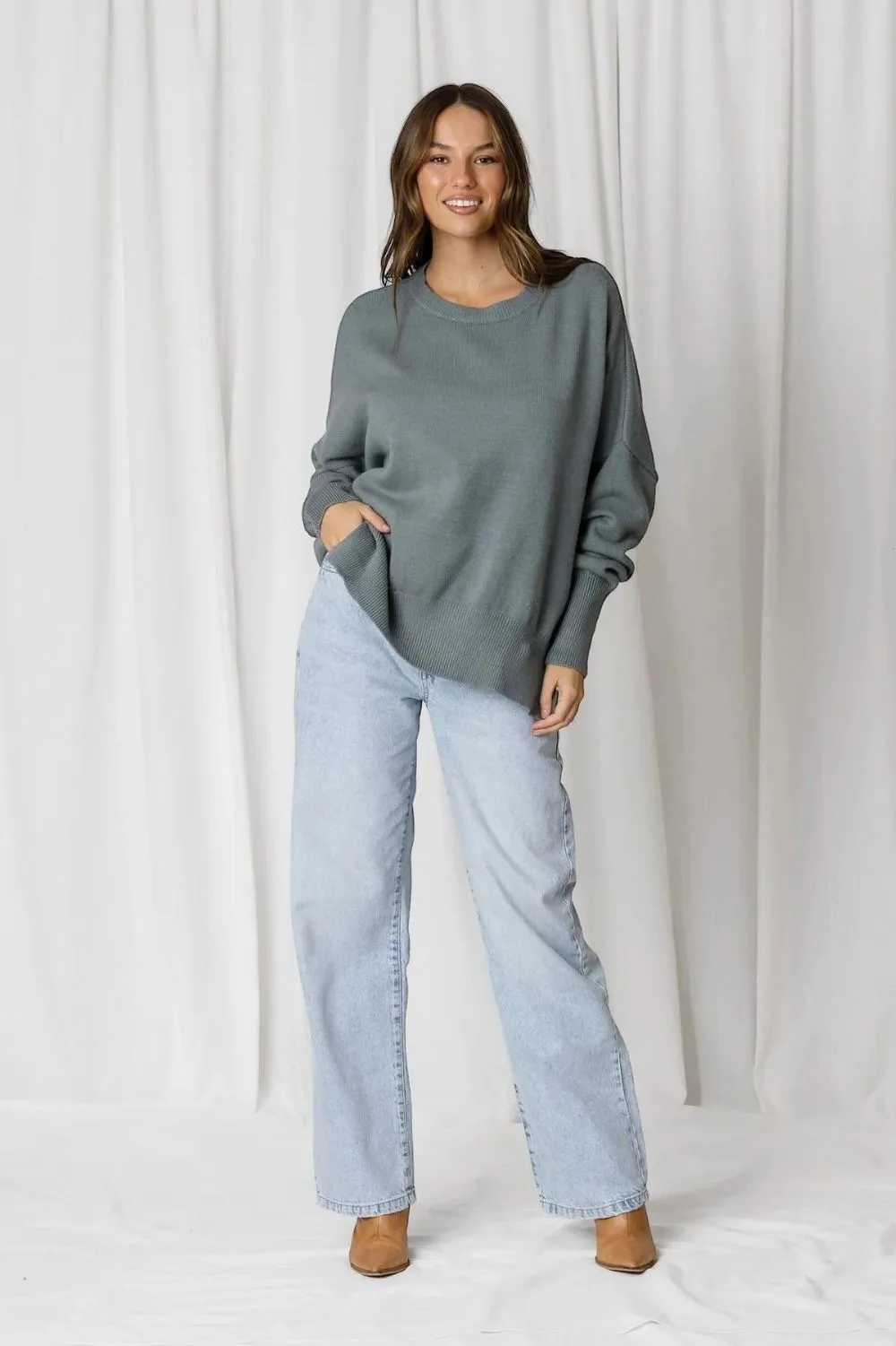 Aspen Slouchy Knit | Moss