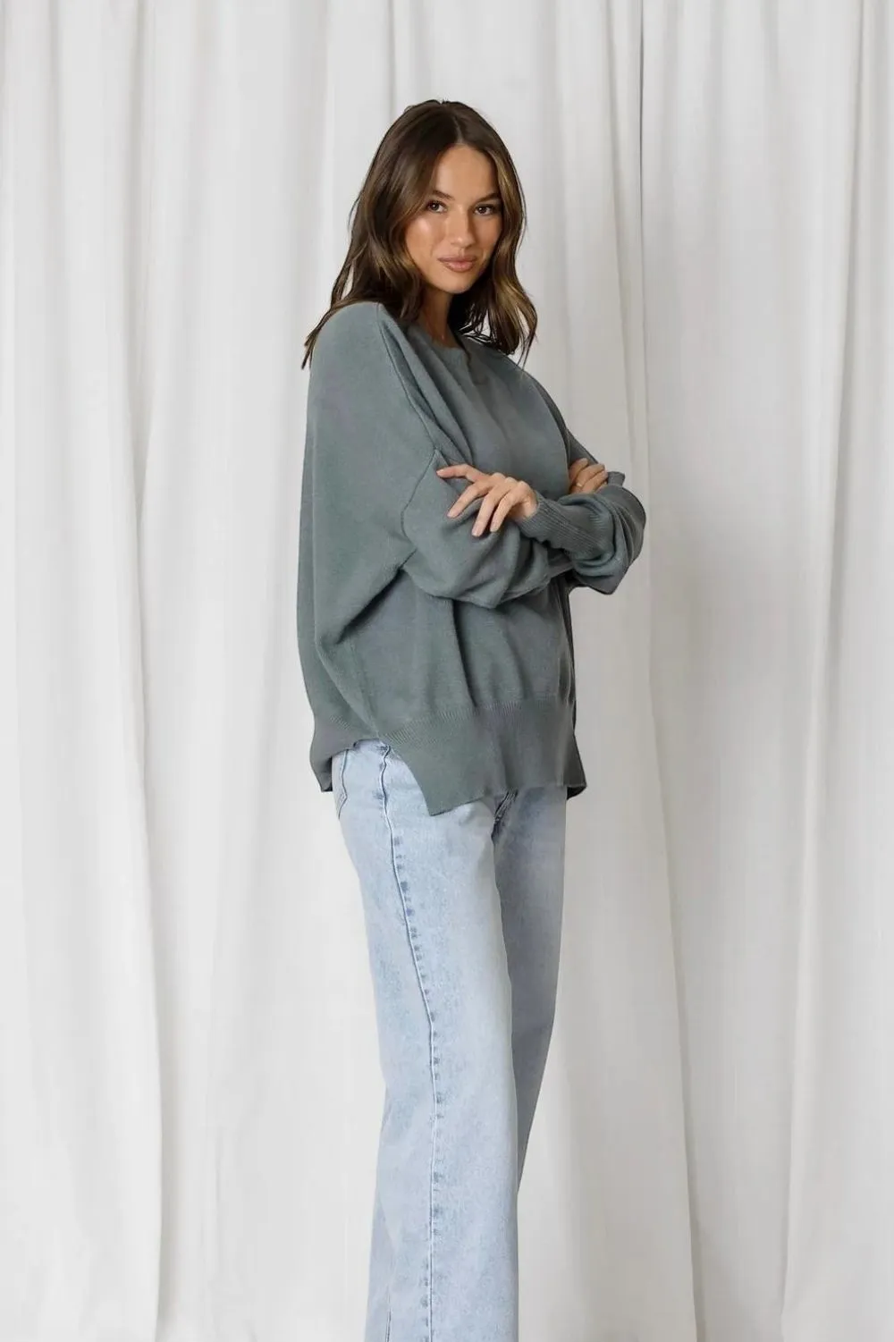 Aspen Slouchy Knit | Moss
