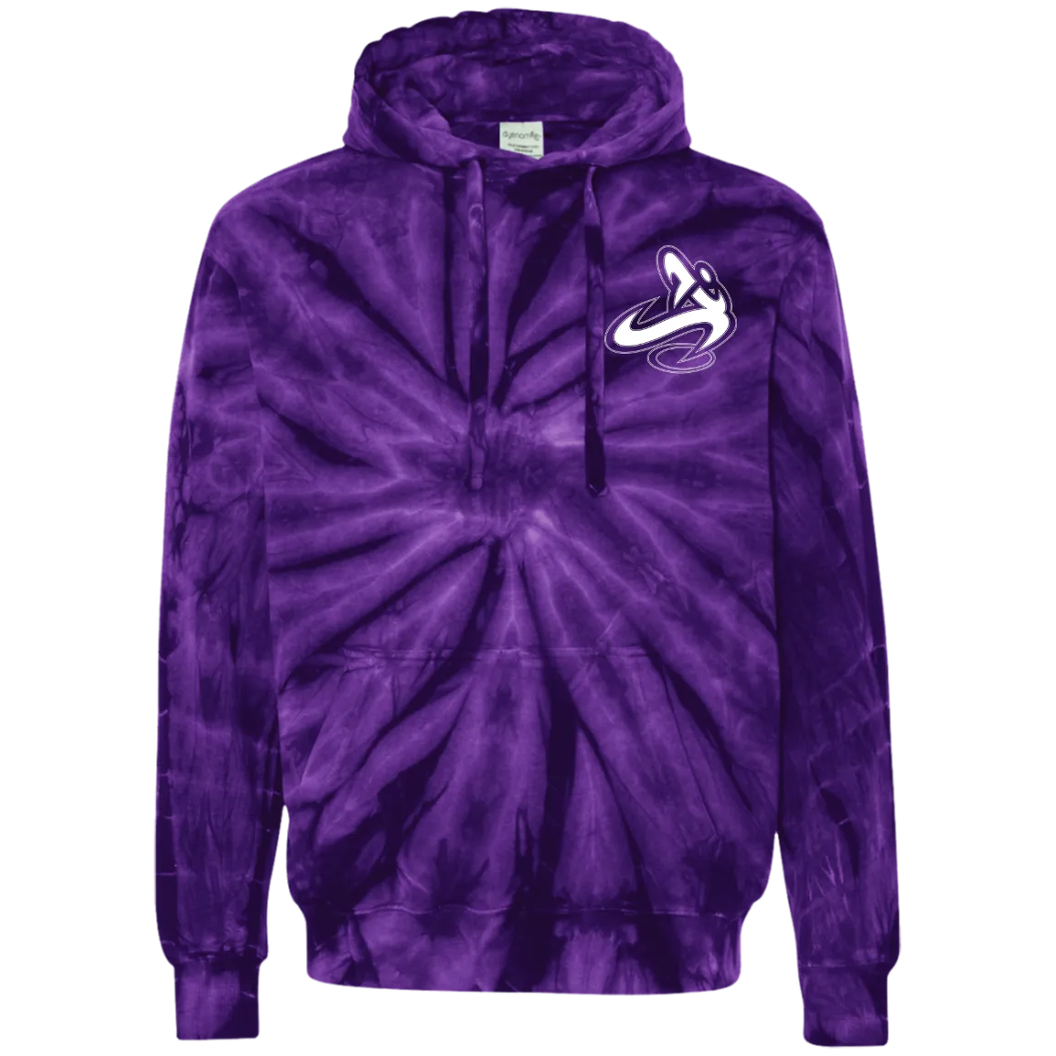 Athletic Apparatus CD877 Tie-Dyed Pullover Hoodie