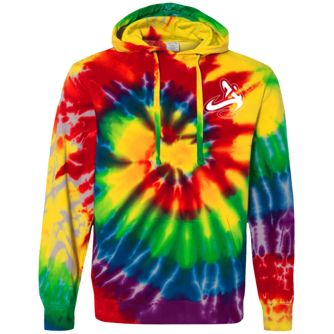 Athletic Apparatus CD877 Tie-Dyed Pullover Hoodie