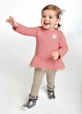 Baby Girls Knit Leggings & Top Set | Mayoral