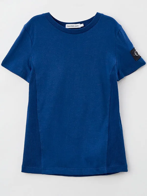Badge Rib Fitted Top