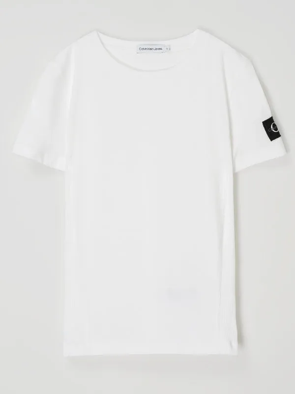 Badge Rib Fitted Top