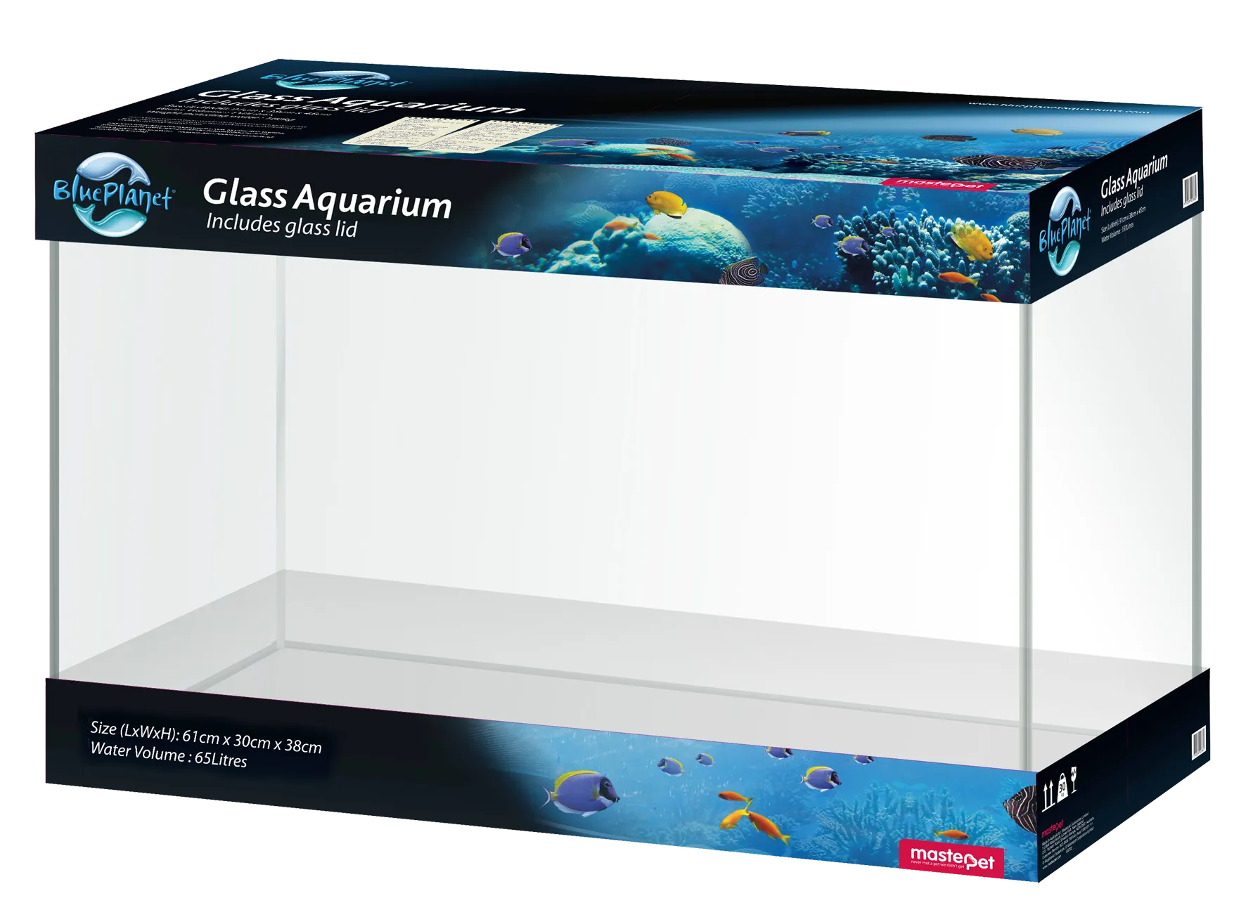 Blue Planet - Glass Aquarium (2FT)