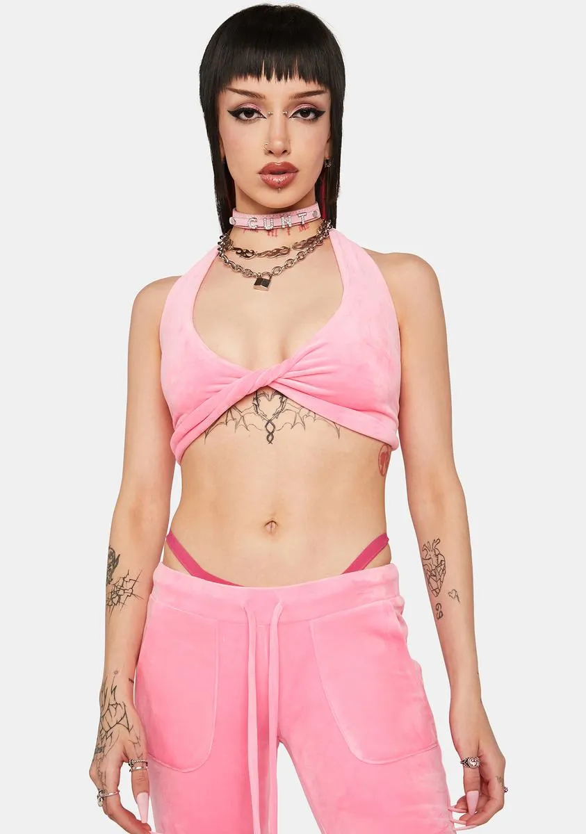 Blush Billboard Beauty Velour Set