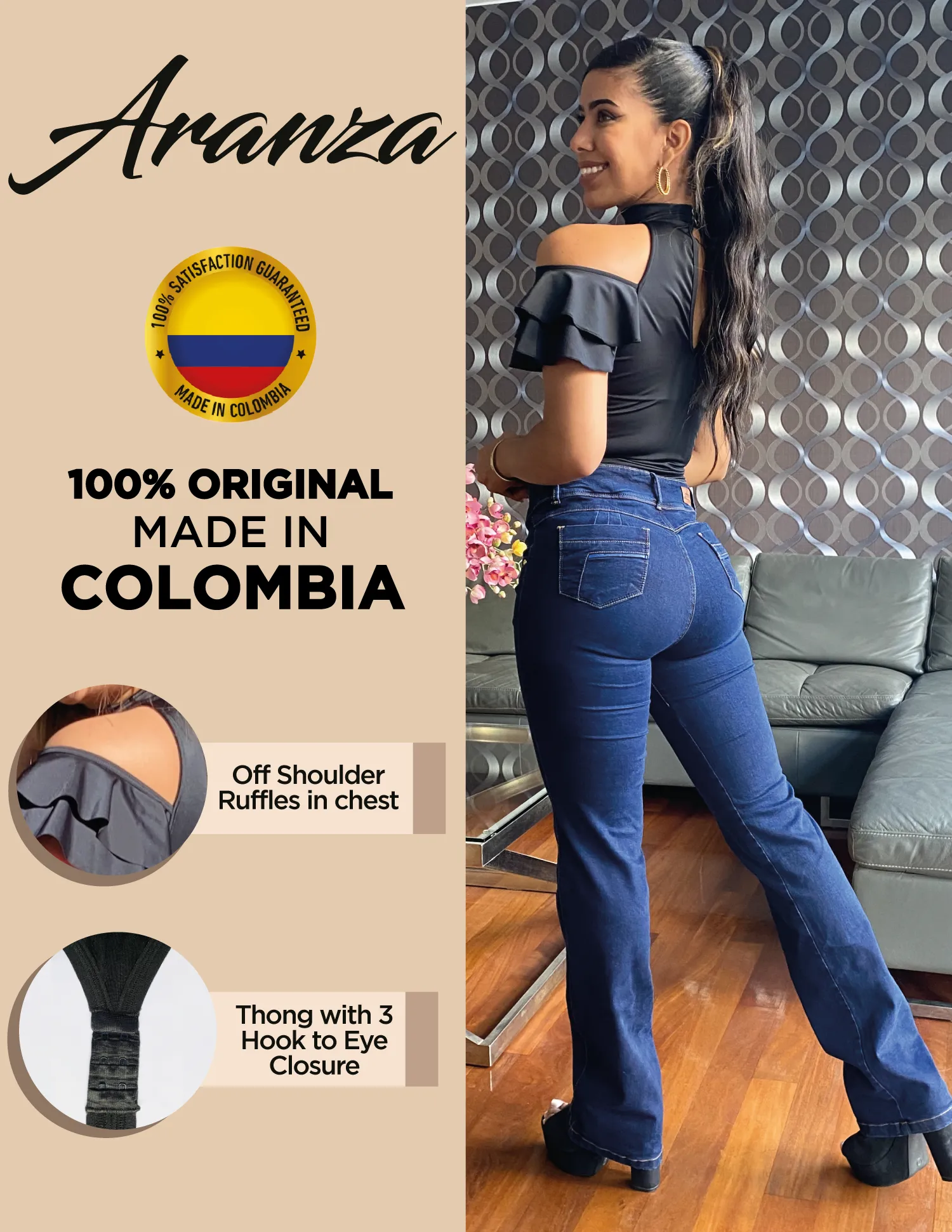Bodysuit Shaper Blusa Faja  Francesca