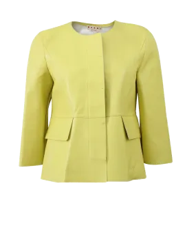 Boxy Leather Jacket