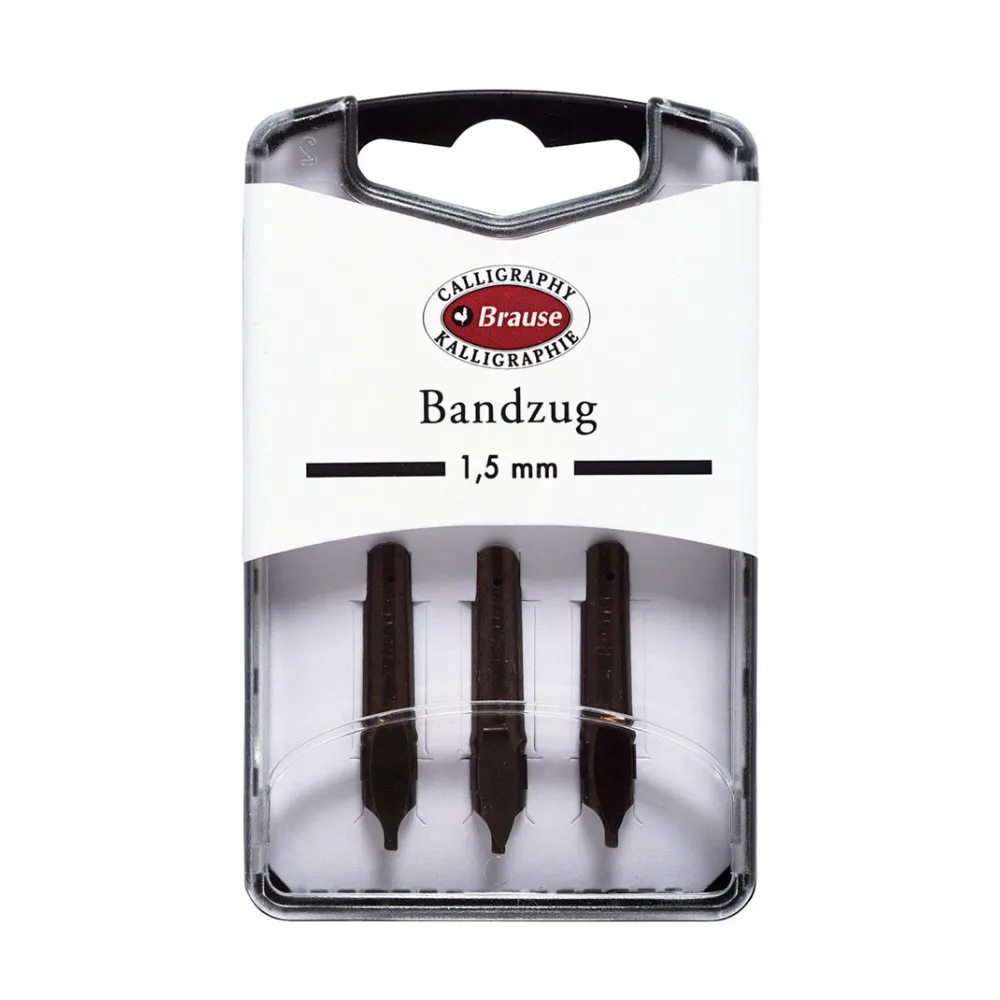 Brause Bandzug Calligraphy Nibs (Set of 3)