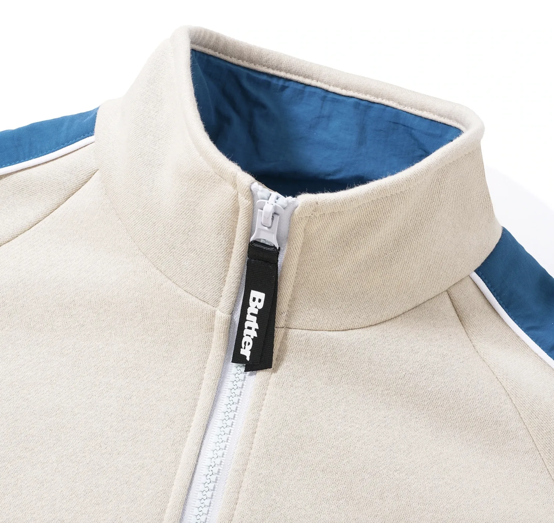BUTTER GOODS MOTION 1/4 ZIP PULLOVER SAND