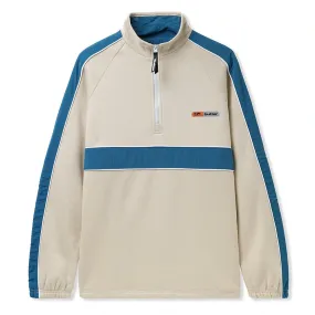 BUTTER GOODS MOTION 1/4 ZIP PULLOVER SAND