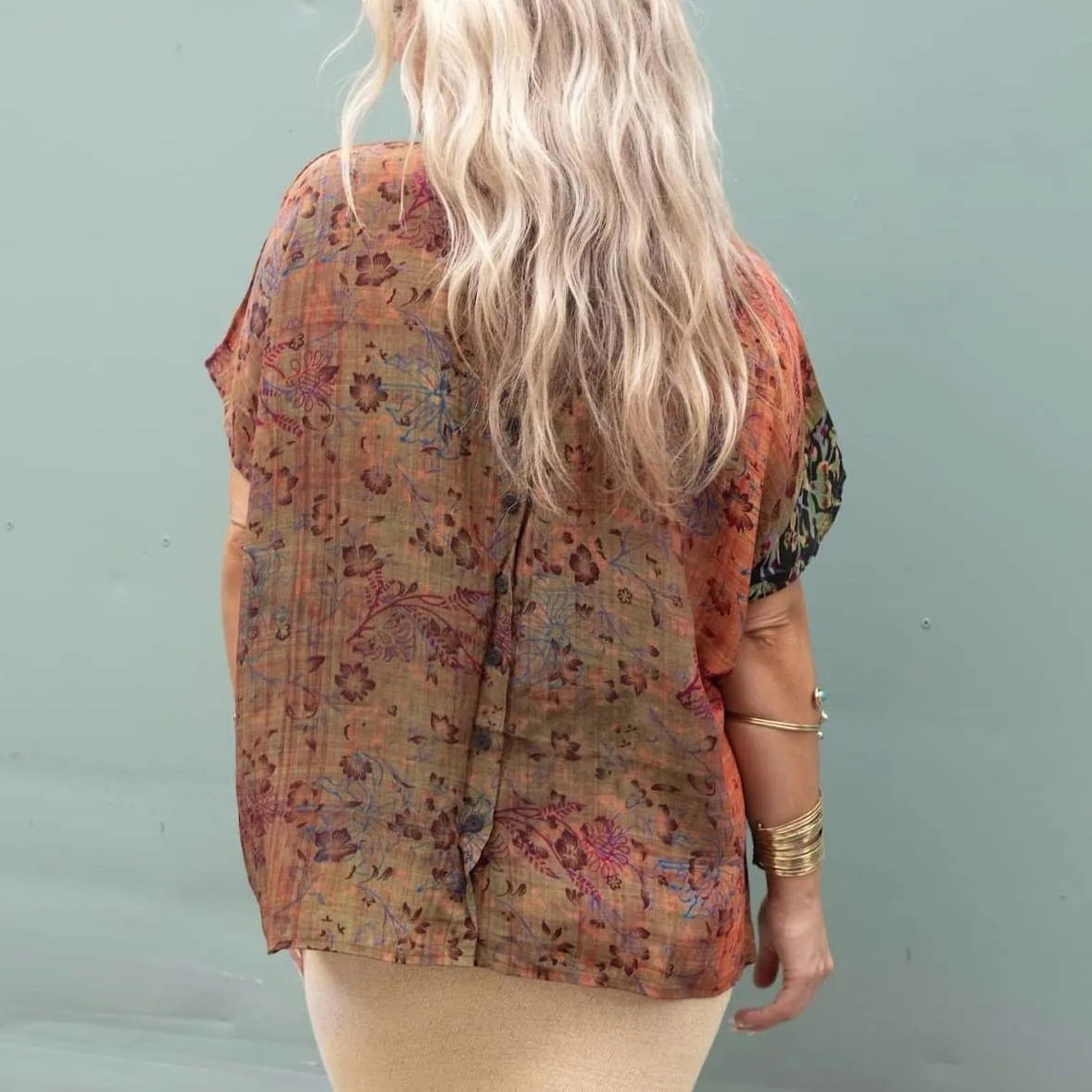 Button Back Top – Garden