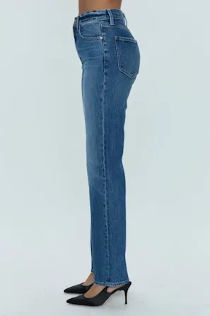 Cassie Super High Rise Straight - Palladium