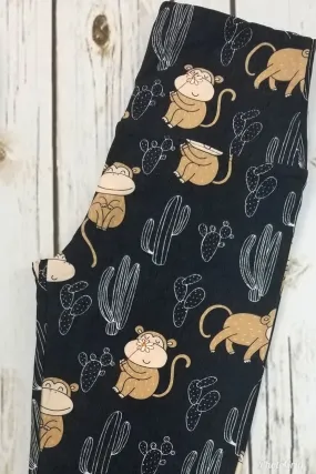 Chimps N Cactus Leggings Yoga Band