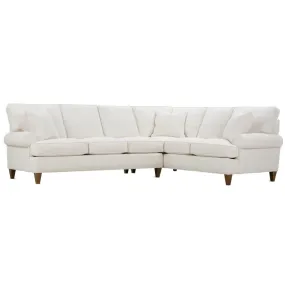 Cindy 3-Seat Left Seated End with Corner & Right Seated End in Nomad Snow