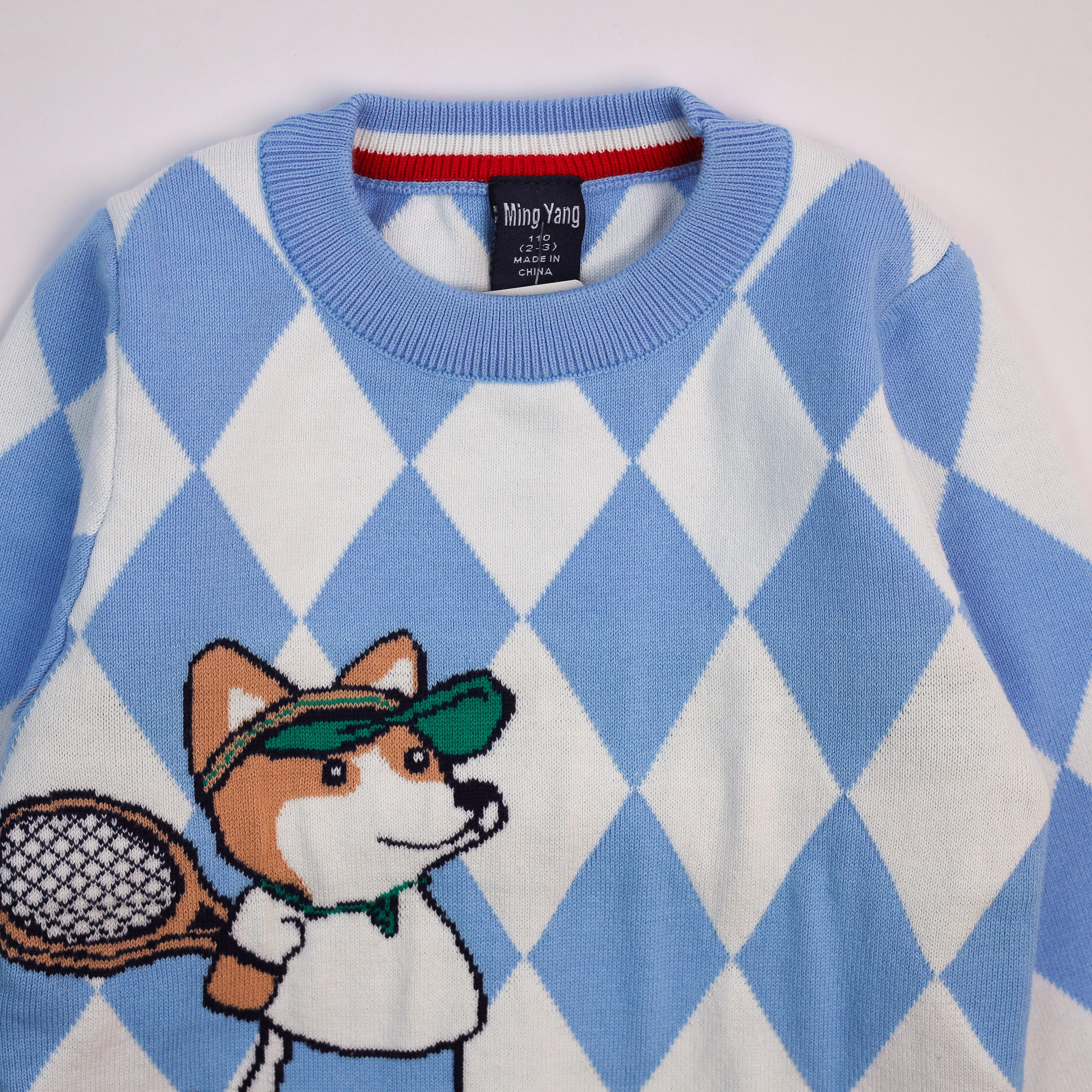 Classic Boys Rounded Neck Pullover 7258