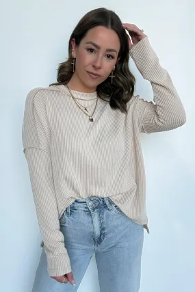 Coy Cutie Textured Raw Edge Boat Neck Top - BACK IN STOCK