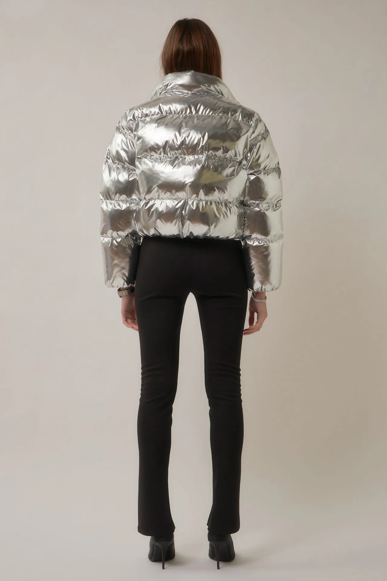 Cropped Puffer Down Jacket
