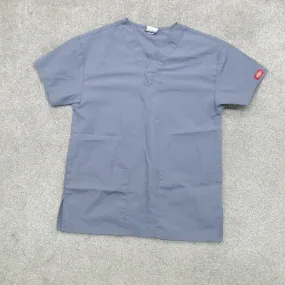 Dickies Womens Casual T Shirt Top V Neck Cap Sleeves Slate Blue Size XX Small