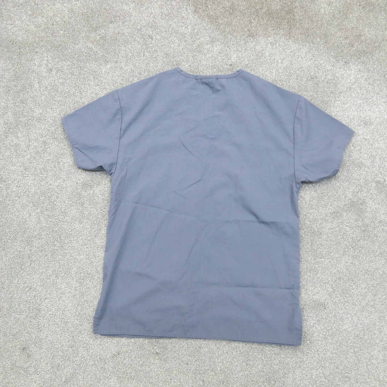 Dickies Womens Casual T Shirt Top V Neck Cap Sleeves Slate Blue Size XX Small