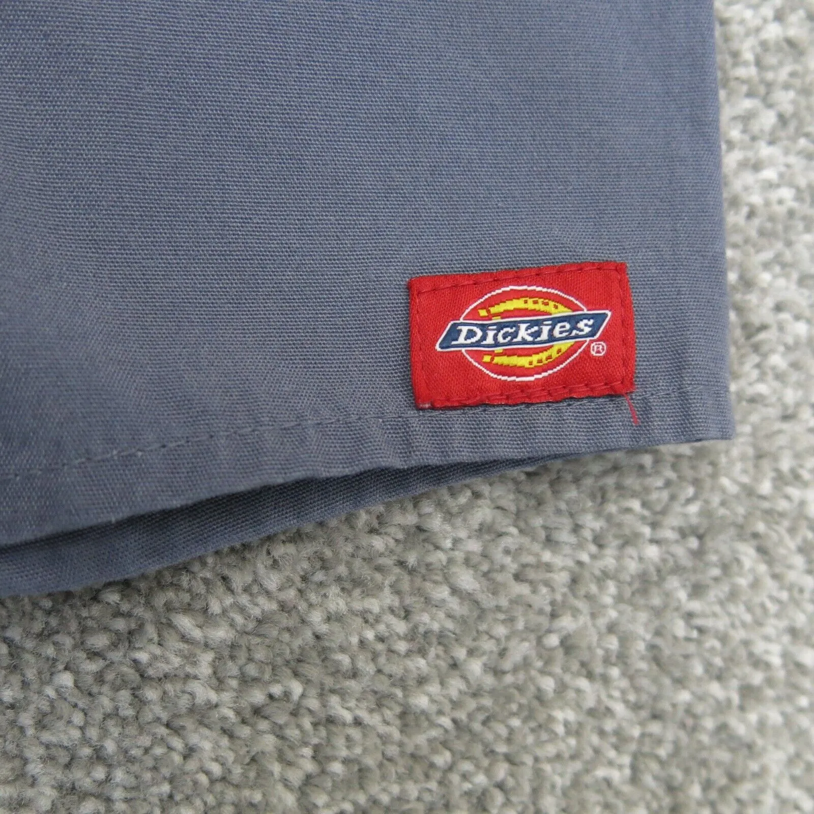 Dickies Womens Casual T Shirt Top V Neck Cap Sleeves Slate Blue Size XX Small