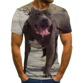 dog shirts Casual shirt 3D Puppy Cute animal art costume Cool big Smart dogs men's
