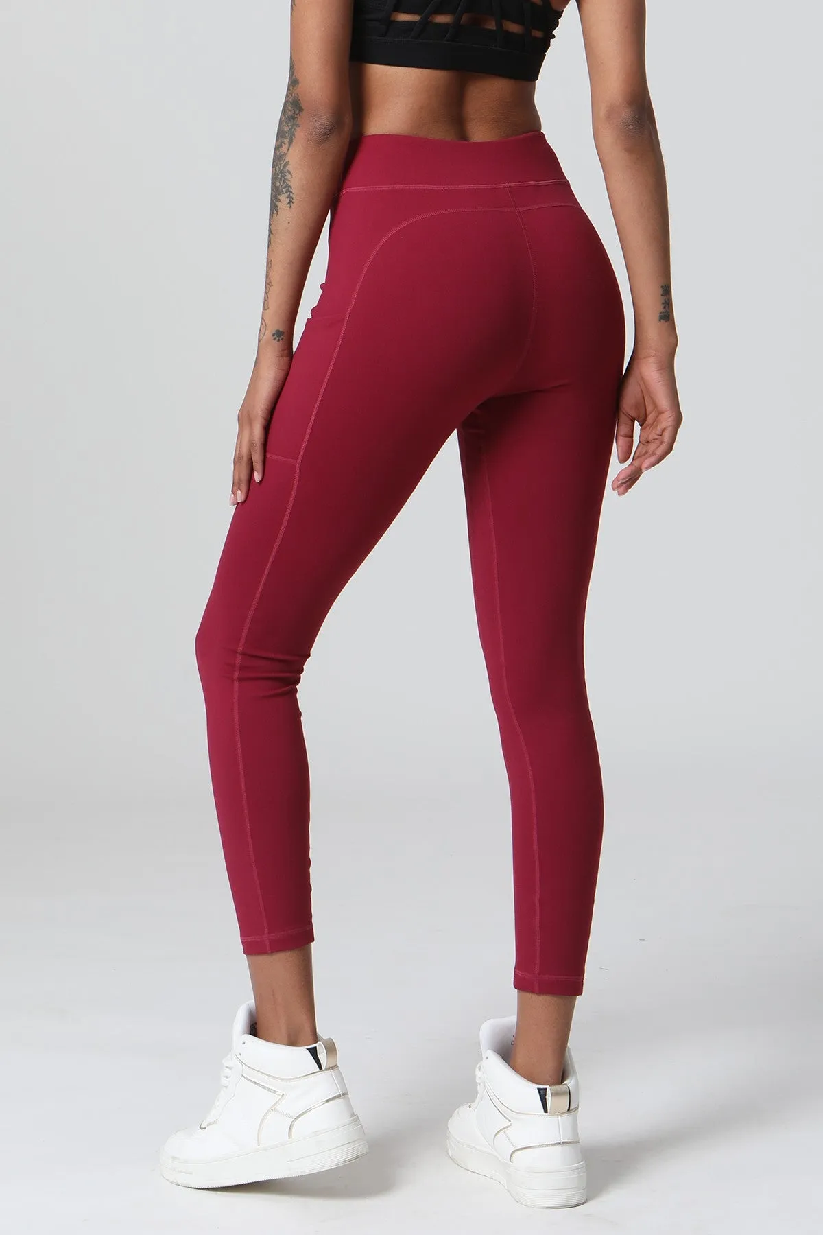 Drawstring High Rise Lounge Leggings with Pockets