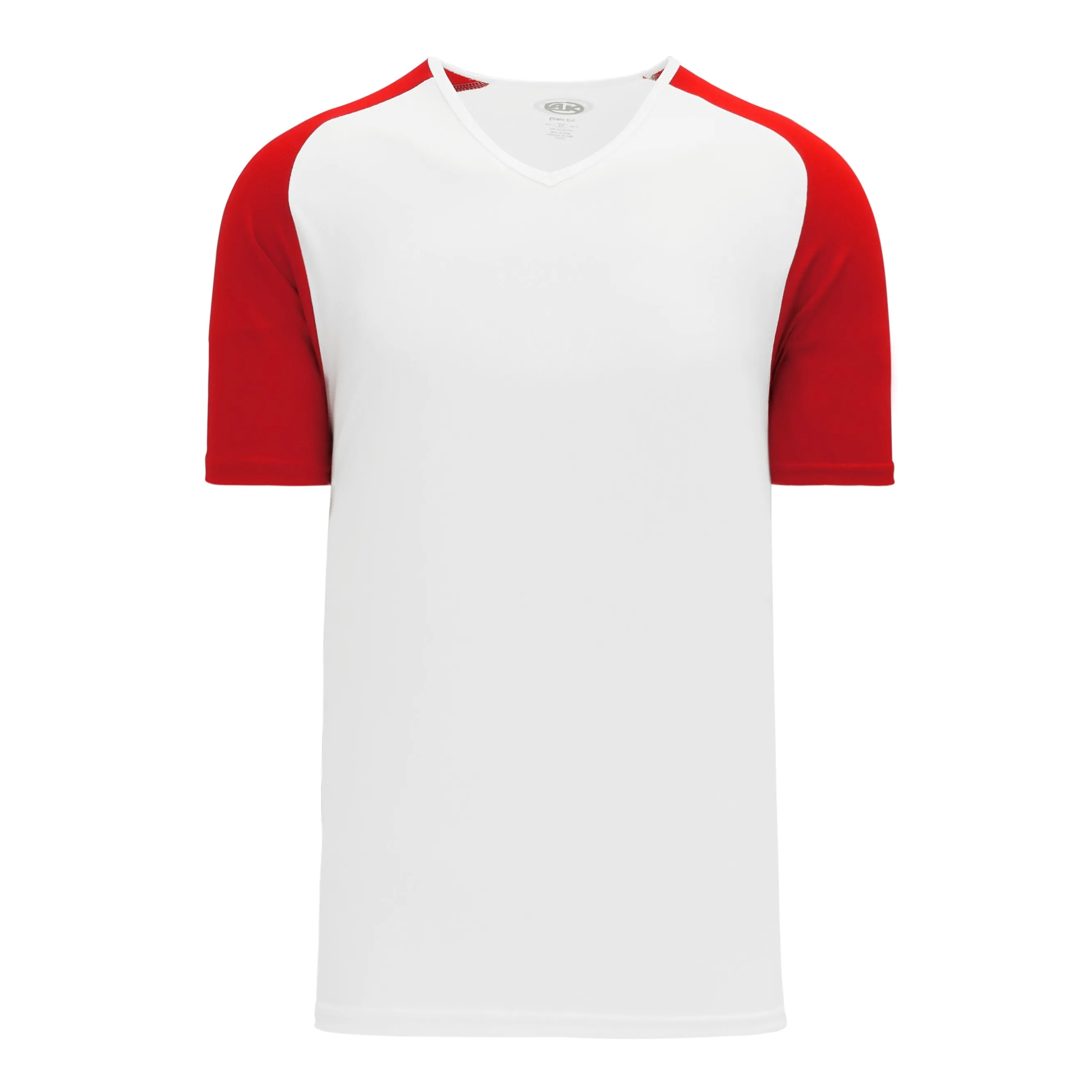Dryflex V-Neck Pullover White-Red Jersey