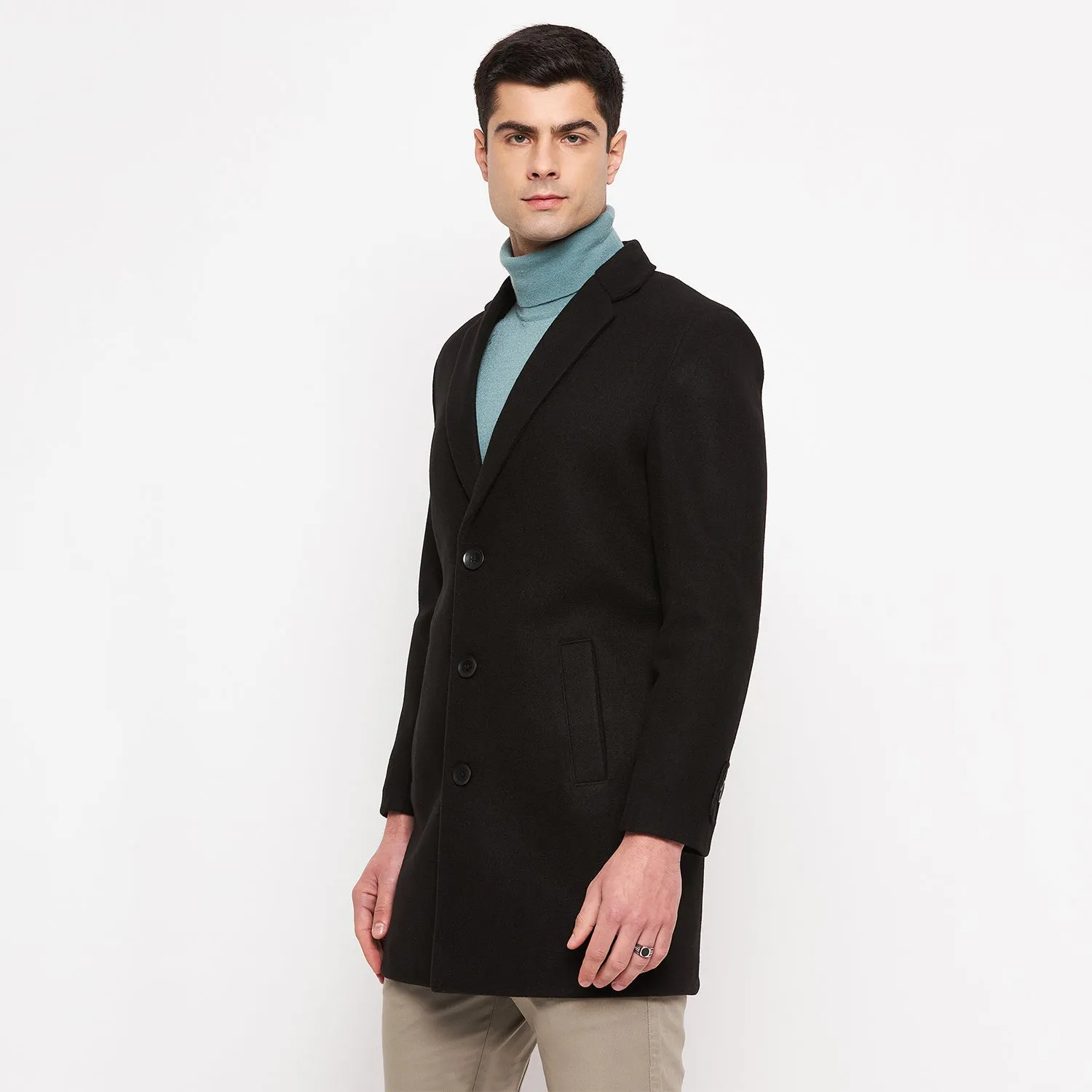 Duke Stardust Men Full Sleeve Long Coat (SDZ3098)