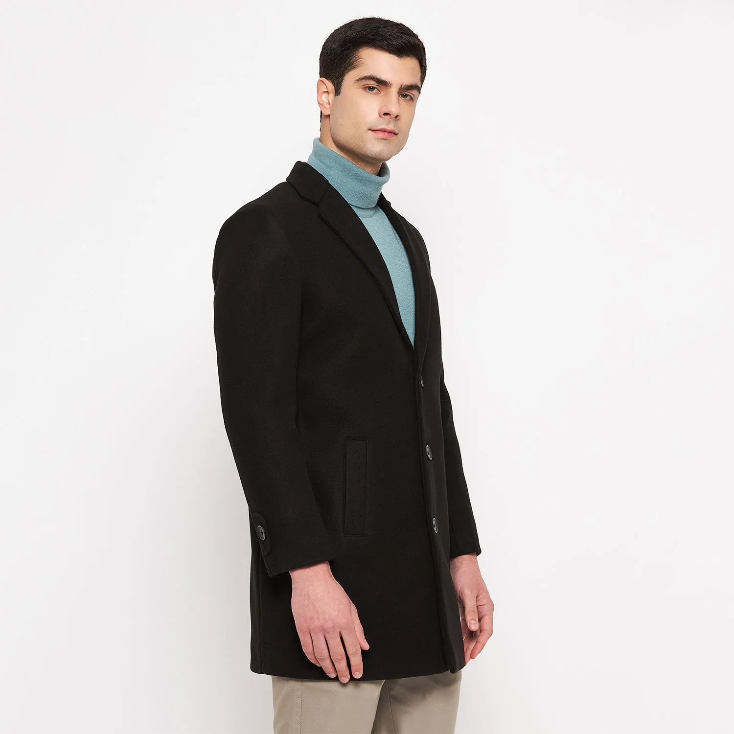 Duke Stardust Men Full Sleeve Long Coat (SDZ3098)