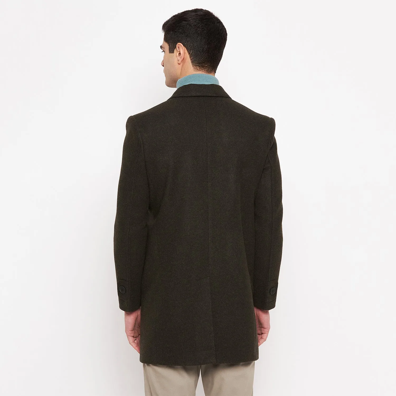 Duke Stardust Men Full Sleeve Long Coat (SDZ3098)