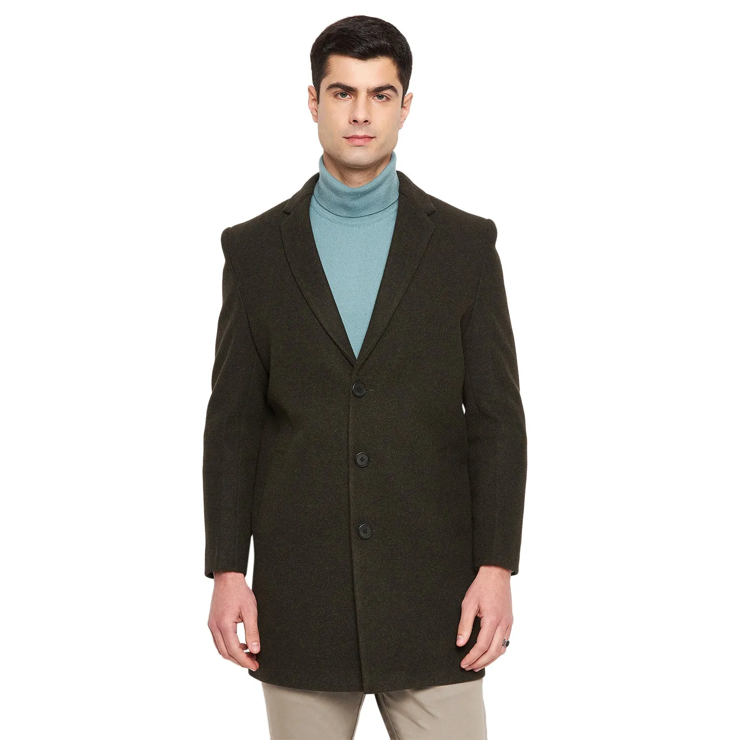 Duke Stardust Men Full Sleeve Long Coat (SDZ3098)