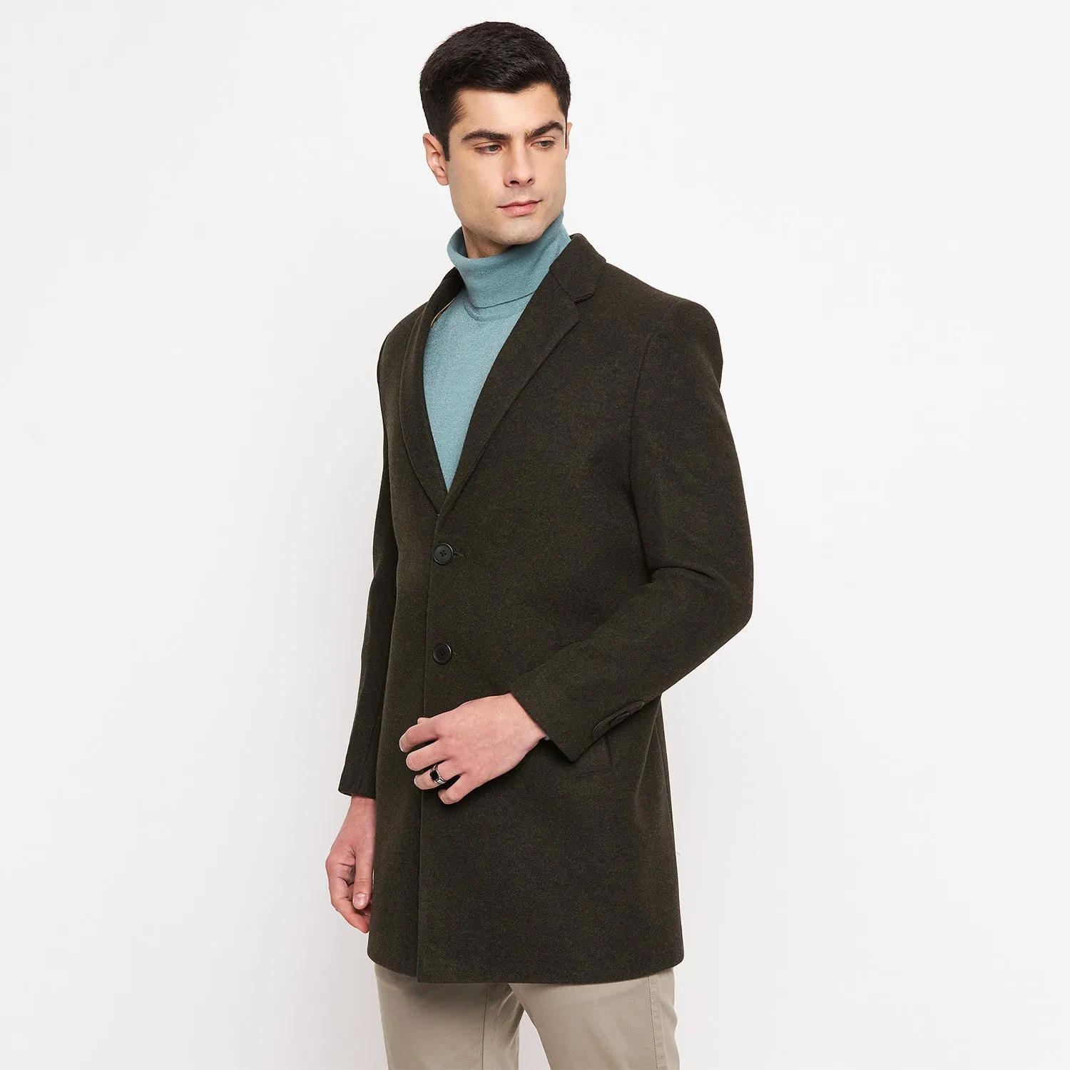 Duke Stardust Men Full Sleeve Long Coat (SDZ3098)