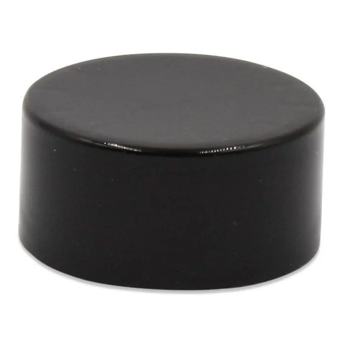 eBottles Black Smooth Sided Child-Resistant Foil-Lined Cap | 28 mm